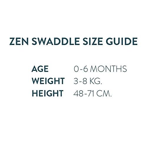 Nested Bean Zen Swaddle Premier  70% Rayon from Bamboo, 30% Pure Cotton (0-6 Months, Deepsea Diver)