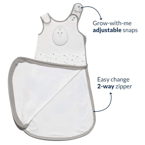  Nested Bean Zen Sack Classic - Adjustable Cotton Wearable Blanket (6-15 Months)