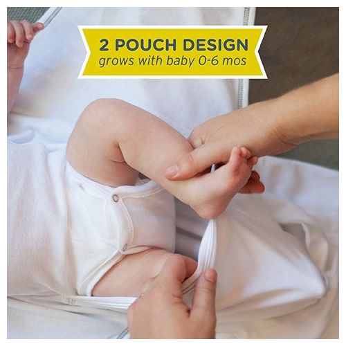  Nested Bean Swaddle 2 Pack -Classic Zen Swaddle - Weighted Baby Swaddle Blanket Mimics Touch. 2 in 1 Size...