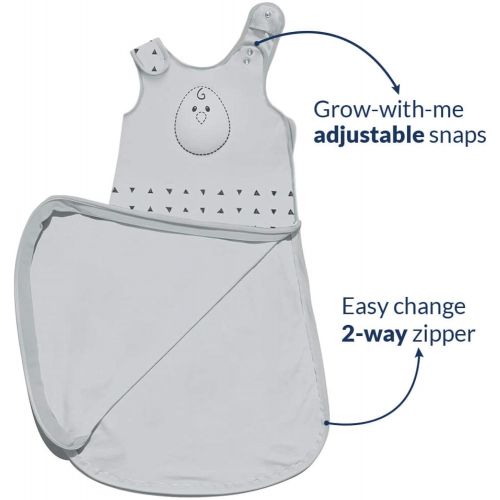  Nested Bean Zen Sack Classic - Adjustable Cotton Wearable Blanket | Baby Sleeping Bag