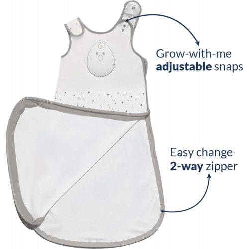  Nested Bean Zen Sack Classic - Adjustable Cotton Wearable Blanket | Baby Sleeping Bag