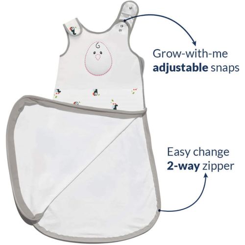  Nested Bean Zen Sack Classic - Adjustable Cotton Wearable Blanket | Baby Sleeping Bag