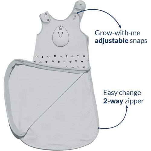  Nested Bean Zen Sack Classic - Adjustable Cotton Wearable Blanket | Baby Sleeping Bag