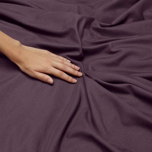  Nestl Bedding Soft Sheets Set  4 Piece Bed Sheet Set, 3-Line Design Pillowcases  Easy Care, Wrinkle Free  10”16” Good Fit Deep Pockets Fitted Sheet  Warranty Included  King,