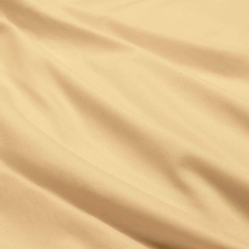  Nestl Bedding Soft Sheets Set  4 Piece Bed Sheet Set, 3-Line Design Pillowcases  Easy Care, Wrinkle  10”16” Deep Pocket Fitted Sheets  Warranty Included  Flex-Top King, Gold