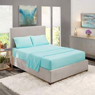 Nestl Bedding Soft Sheets Set  4 Piece Bed Sheet Set, 3-Line Design Pillowcases  Wrinkle Free  10”16” Good Fit Deep Pockets Fitted Sheet  Warranty Included  Full XL, Light Ba