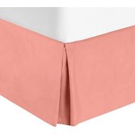 [아마존핫딜][아마존 핫딜] Nestl Bedding Pleated Bed Skirt - Luxury Microfiber Dust Ruffle - Sleek Modern Bed Skirt - 14” Tailored Drop, Twin, Misty Ross