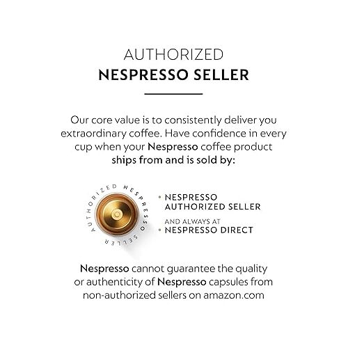 네슬레 Nespresso Capsules OriginalLine, Stockholm Lungo, Dark Roast Coffee, 50 Count Espresso Coffee Pods