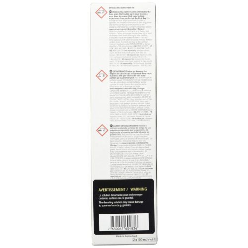 네슬레 Nestle Nespresso Descaling Solution, Fits all Models, 2 Packets