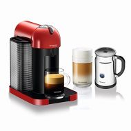 Nestle Nespresso Nespresso A+GCA1-US-RE-NE VertuoLine Coffee and Espresso Maker with Aeroccino Plus Milk Frother, Red (Discontinued Model)