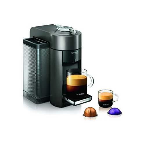 네슬레 Nestle Nespresso Nespresso GCC1-US-GM-NE VertuoLine Evoluo Deluxe Coffee and Espresso Maker, Graphite Metal (Discontinued Model)