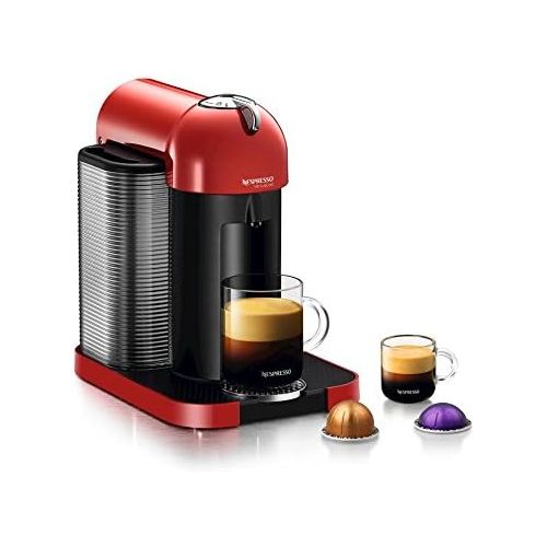 네슬레 Nestle Nespresso Nespresso GCA1-US-RE-NE VertuoLine Coffee and Espresso Maker, Red (Discontinued Model)