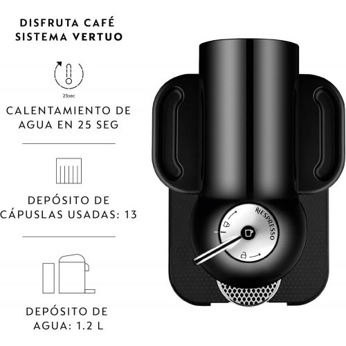네슬레 Nestle Nespresso Nespresso GCA1-US-BK-NE VertuoLine Coffee and Espresso Maker, Black (Discontinued Model)