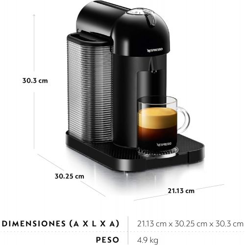 네슬레 Nestle Nespresso Nespresso GCA1-US-BK-NE VertuoLine Coffee and Espresso Maker, Black (Discontinued Model)