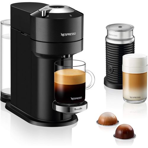 네슬레 Nestle Nespresso Nespresso by Breville Vertuo Next Classic Black Coffee and Espresso Machine Bundle