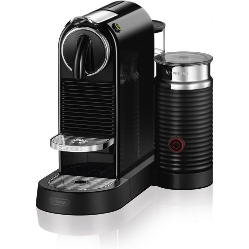 네슬레 Nestle Nespresso Nespresso Citiz Coffee and Espresso Machine by DeLonghi with Aeroccino, Black