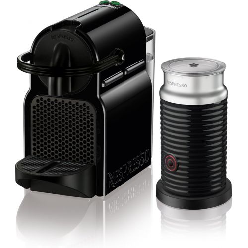 네슬레 Nestle Nespresso Nespresso Inissia Espresso Maker with Aeroccino Milk Frother by DeLonghi, Black