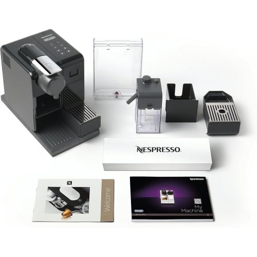 네슬레 Nestle Nespresso Nespresso Lattissima Touch Original Espresso Machine with Milk Frother by DeLonghi Washed Black