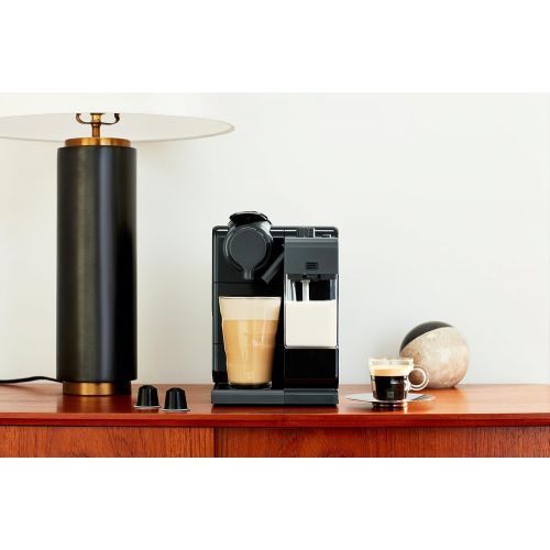 네슬레 Nestle Nespresso Nespresso Lattissima Touch Original Espresso Machine with Milk Frother by DeLonghi Washed Black