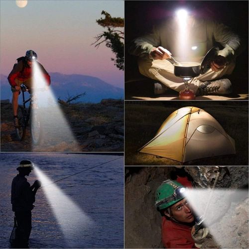 네슬레 Nestling LED Camping Headlamp Fishing Flounder Frog Gigging Light Equipment Ultra Bright 3xCREE XM-L T6 LED Focus Waterproof Headlight with Rechargeable Batteries Headlamp for Hiking Campin