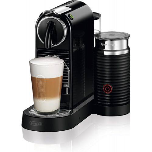 네슬레 [아마존베스트]Nestle Nespresso Nespresso EN267BAE Original Espresso Machine Bundle with Aeroccino Milk Frother by DeLonghi, 9.3 x 14.6 x 10.9 inches, Black