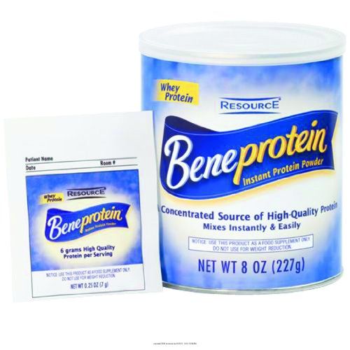 네슬레 Nestle Nutritional RESOURCE BENEPROTEIN Instant Protein Powder, Resource Beneprotein Pwdr 8 oz, (1 CASE, 6 EACH)