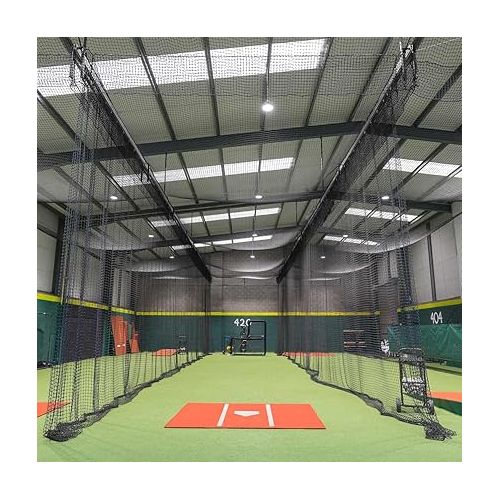  Fortress Baseball Backstop Nets | Professional Grade Sports Netting Available in 82 Sizes - 100% Weatherproof with Overlocked Edges