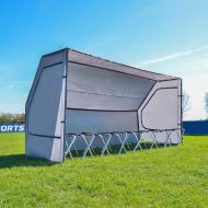 Net World Sports Portable Multi-Sport Team Shelters 8-Seat Team Bench Also Available