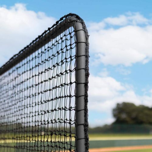  Net World Sports Fortress Regulation Baseball L-Screen [7ft x 7ft] Premium-Grade Pitcher Protector Screen Baseball Net L Screen Baseball Practice Equipment Baseball Pitching Net