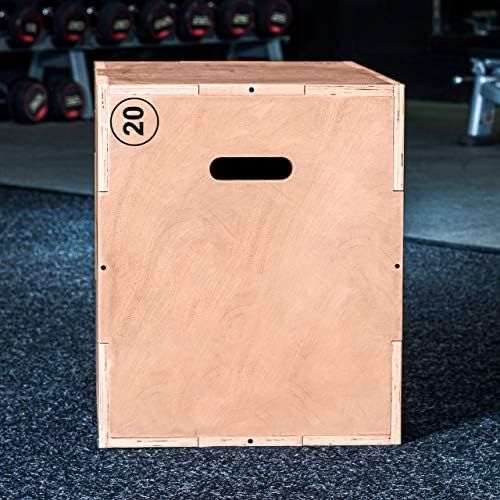  [아마존베스트]Net World Sports Metis 3-in-1 Plyo Jump Box - Strength Training | Indoor Box Made of Wood | 51 cm, 61 cm, 76 cm