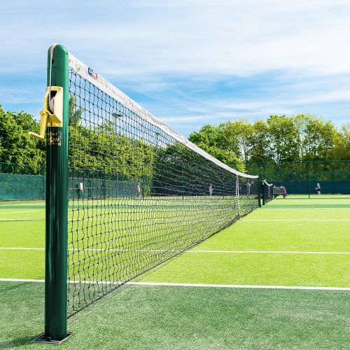 Net World Sports Vermont 2mm Tennis Net (9lbs) | Premium Quality Tennis Net | 2mm Twisted HDPE Twine | Quad-Stitched Polyester Headband | Overlock Edges | 42ft Wide (Doubles Regulation)