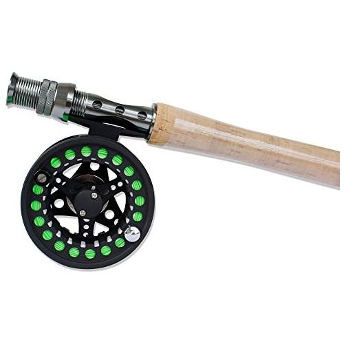  [아마존베스트]NetAngler Fly Fishing Rod and Reel, 4 Piece Fly Fishing 5W Aluminium Fly Reel 28 Piece Fly Set with Free Rod Tip, Backing and Fabric Carry Bag