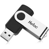 Netac 64GB USB Drive, 64GB Thumb Drive USB Stick Jump Flash Drive Speed up to 90MB/s, Flash Drive with Swivel Design