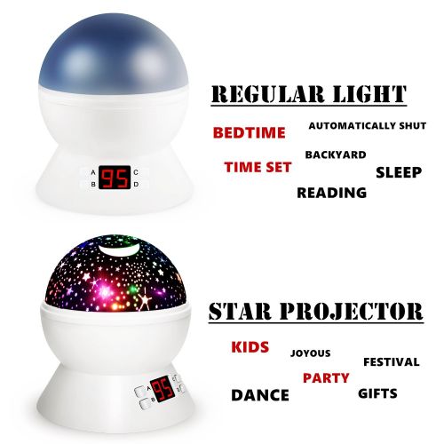  Neteast Night Lights for Kids with Timer, Star Projector for Kids and Baby