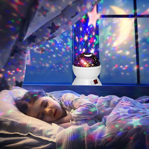  Neteast Night Lights for Kids with Timer, Star Projector for Kids and Baby