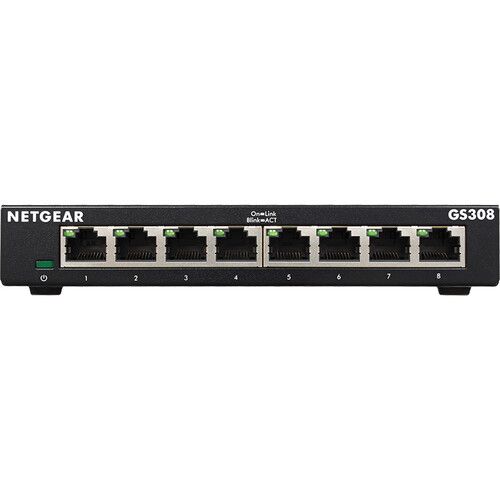  Netgear 8-Port Business Essentials Gigabit Ethernet Unmanaged Switch