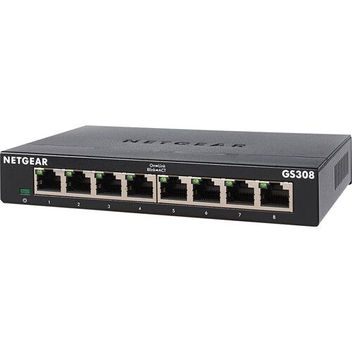  Netgear 8-Port Business Essentials Gigabit Ethernet Unmanaged Switch