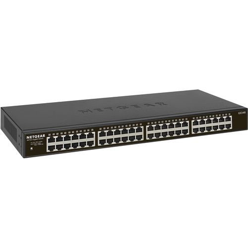  Netgear 48-Port GS348 Gigabit Unmanaged Switch