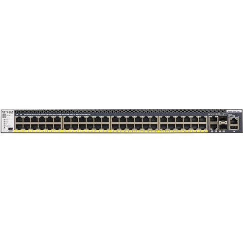  Netgear M4300-52G-PoE+ 48-Port Gigabit PoE+ Compliant Managed Network Switch with SFP+