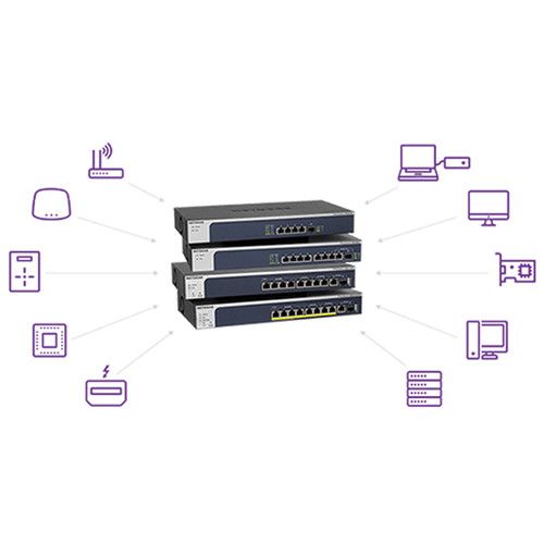  Netgear XS512EM 12-Port Gigabit Managed Smart Cloud Switch