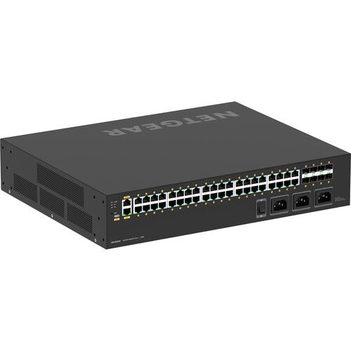  Netgear AV Line M4250 GSM4248UX 40-Port Gigabit PoE++ Compliant Managed AV Switch with SFP+ (2880W)