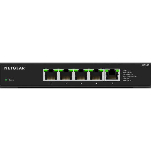  Netgear MS305 5-Port 2.5Gb Ethernet Unmanaged Switch