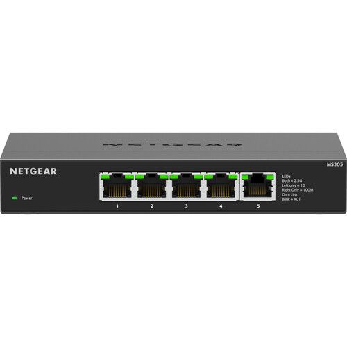  Netgear MS305 5-Port 2.5Gb Ethernet Unmanaged Switch