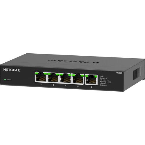  Netgear MS305 5-Port 2.5Gb Ethernet Unmanaged Switch