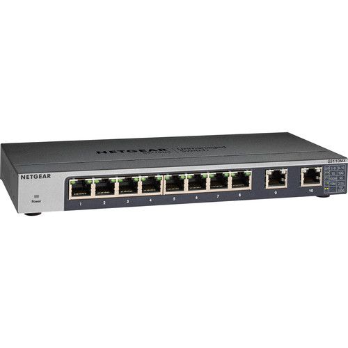  Netgear GS110MX 8-Port Gigabit Unmanaged Switch