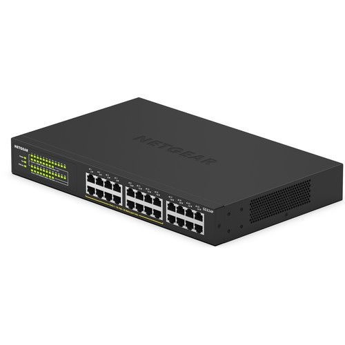  Netgear GS324P 24-Port Gigabit PoE+ Compliant Unmanaged Switch