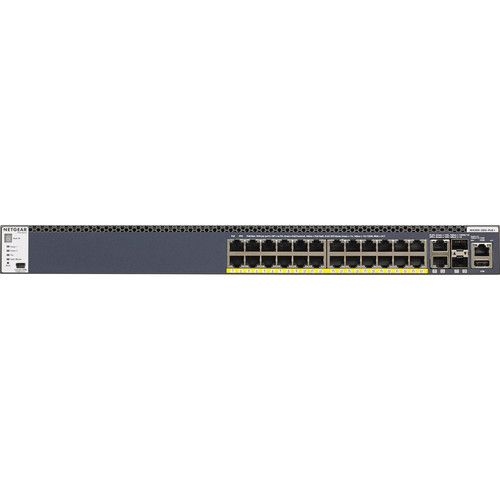  Netgear M4300-28G-PoE+ 26-Port 1G/10G PoE+ Compliant Managed Network Switch with SFP+ (480W)