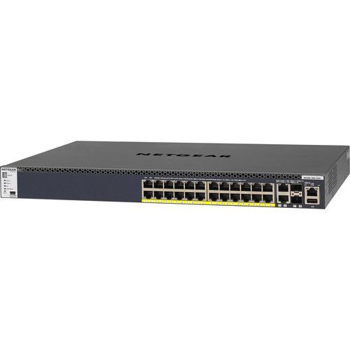  Netgear M4300-28G-PoE+ 26-Port 1G/10G PoE+ Compliant Managed Network Switch with SFP+ (480W)