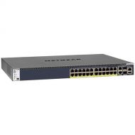 Netgear M4300-28G-PoE+ 26-Port 1G/10G PoE+ Compliant Managed Network Switch with SFP+ (630W)