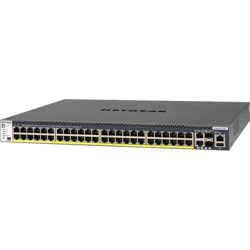  Netgear M4300-52G-PoE+ 50-Port 1G/10G PoE+ Compliant Managed Network Switch with SFP+